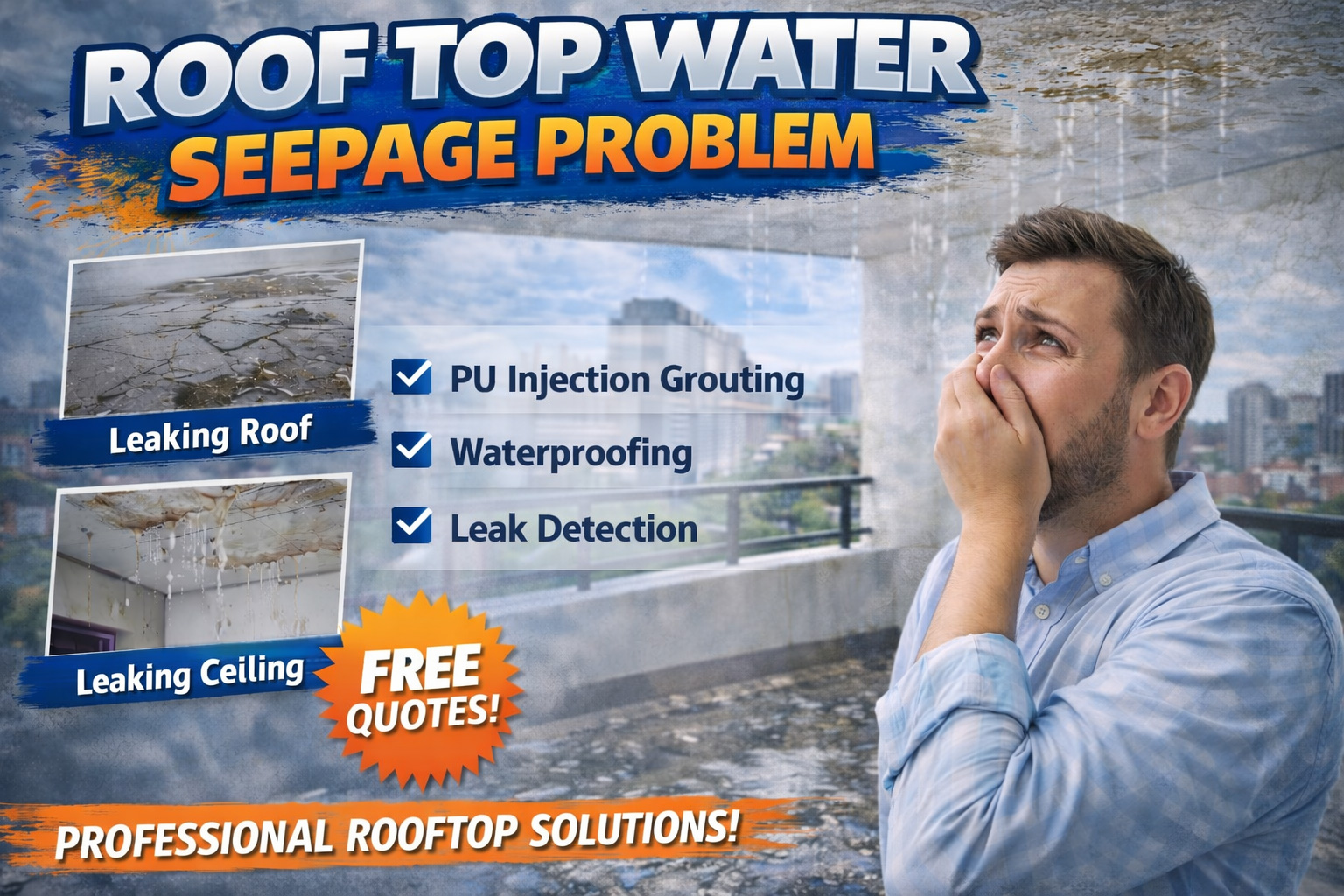 Roof-Top-Water-Seepage-Problem
